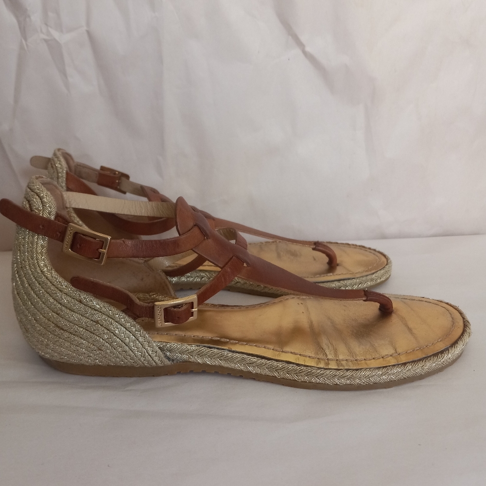 Jimmy choo double buckle sandals size 40